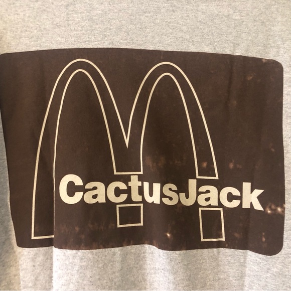 Travis Scott x McDonald’s Menu Mono Logo T-shirt Medium - Picture 4 of 6